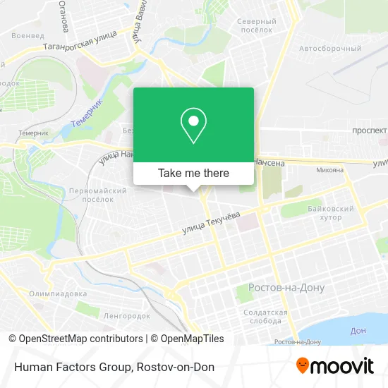 Human Factors Group map