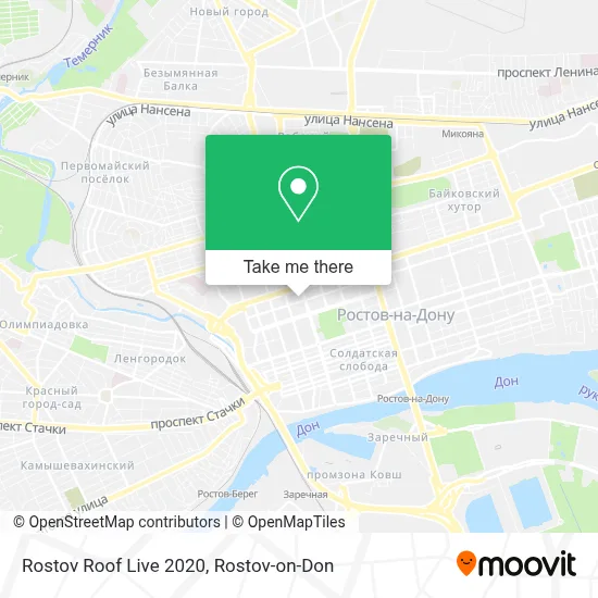 Rostov Roof Live 2020 map