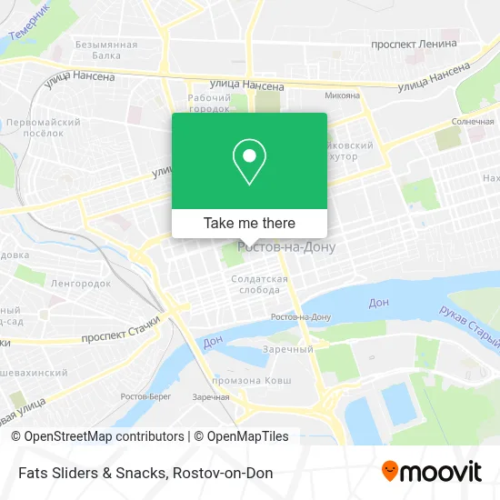 Fats Sliders & Snacks map