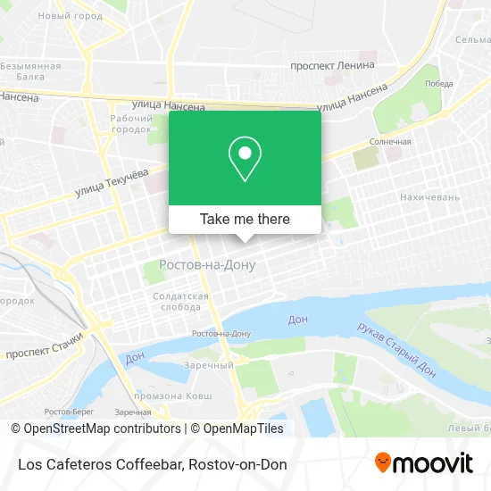 Los Cafeteros Coffeebar map