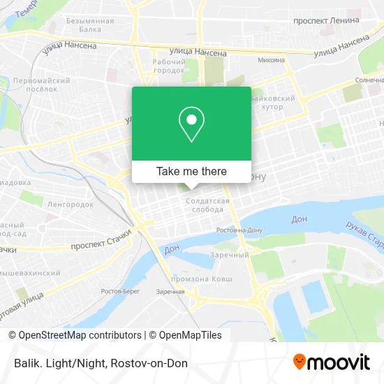 Balik. Light/Night map