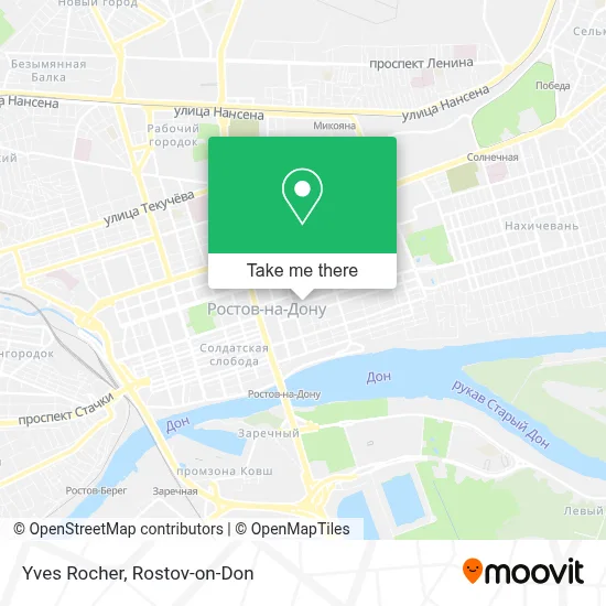 Yves Rocher map
