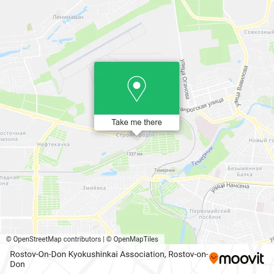 Rostov-On-Don Kyokushinkai Association map