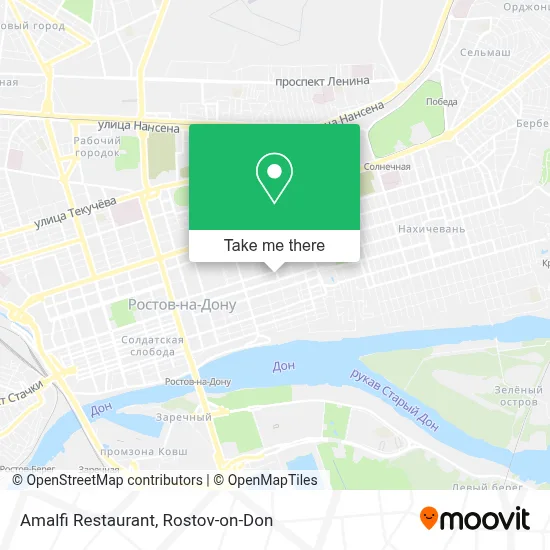 Amalfi Restaurant map