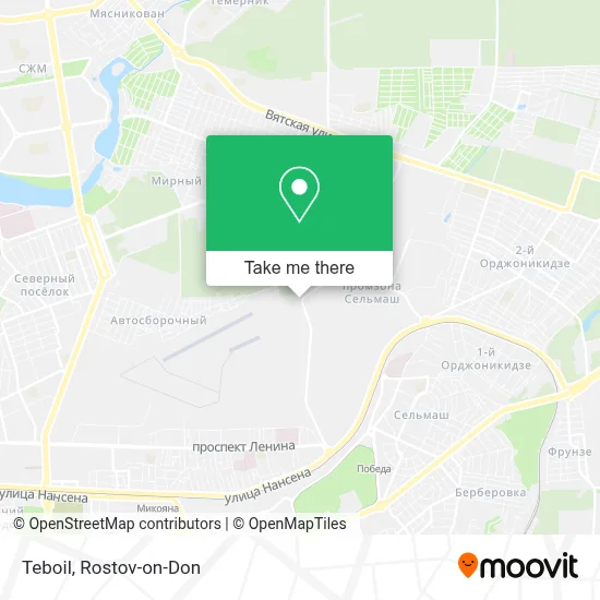 Teboil map