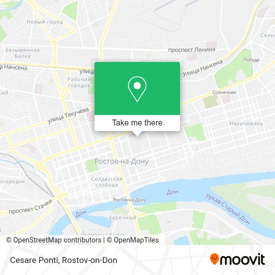 Cesare Ponti map