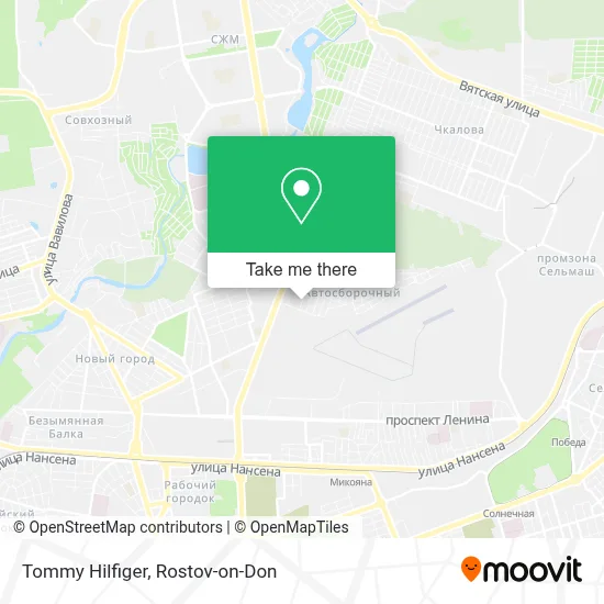 Tommy Hilfiger map