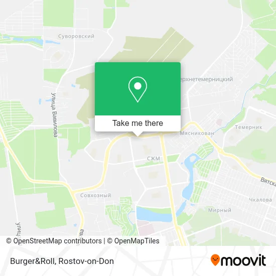 Burger&Roll map