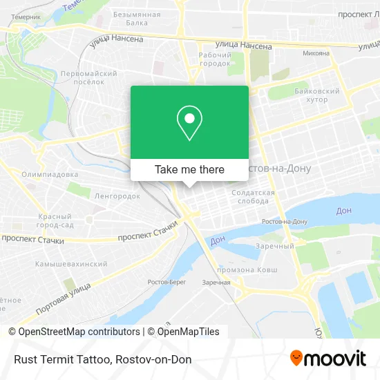 Rust Termit Tattoo map