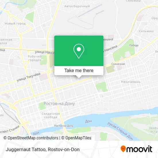 Juggernaut Tattoo map