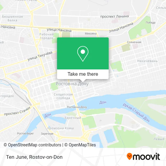 Ten June map