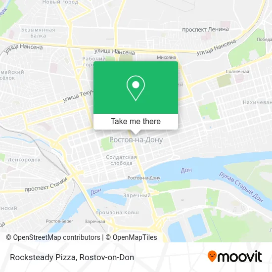 Rocksteady Pizza map