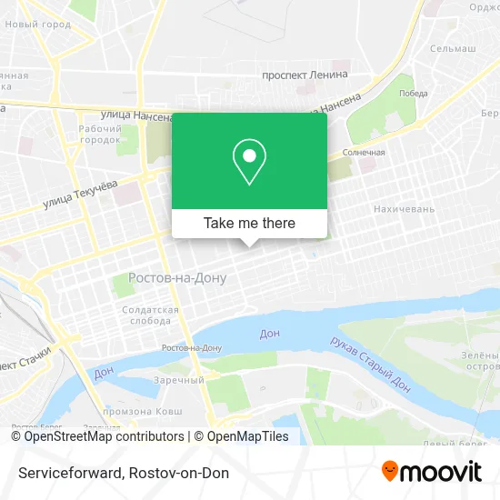 Serviceforward map