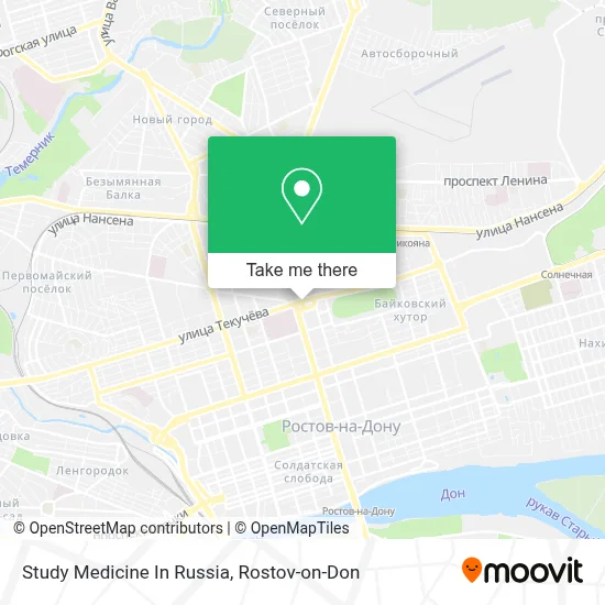 Study Medicine In Russia map