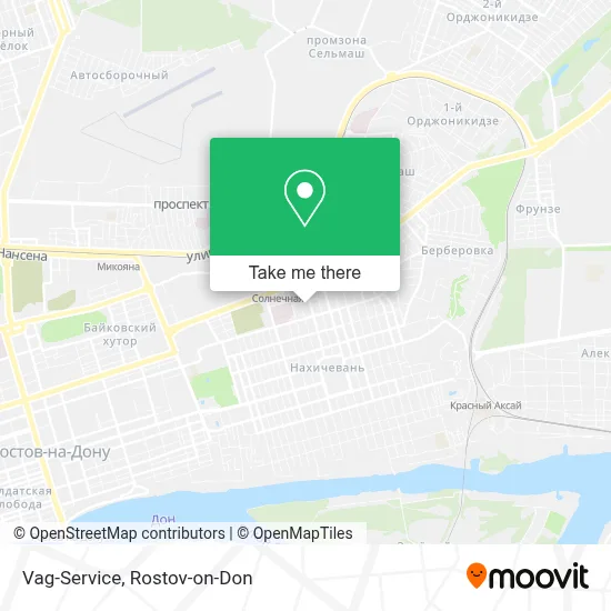 Vag-Service map