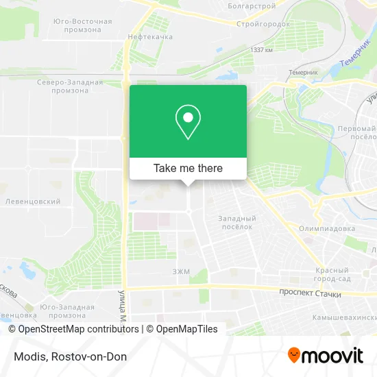 Modis map