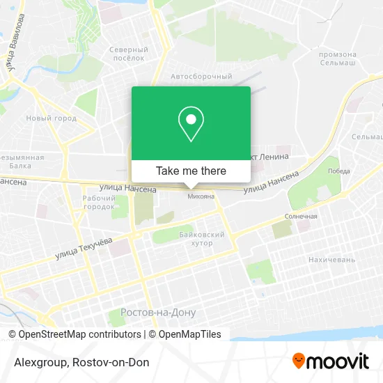 Alexgroup map