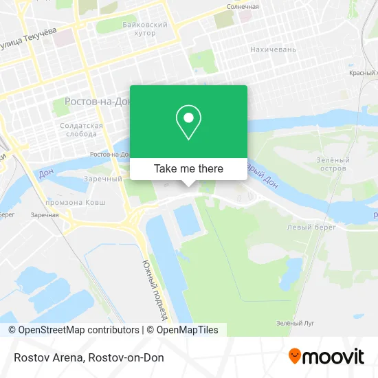 Rostov Arena map