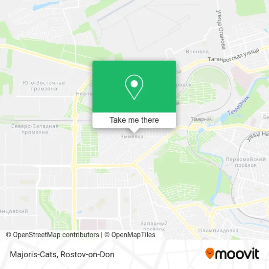 Majoris-Cats map
