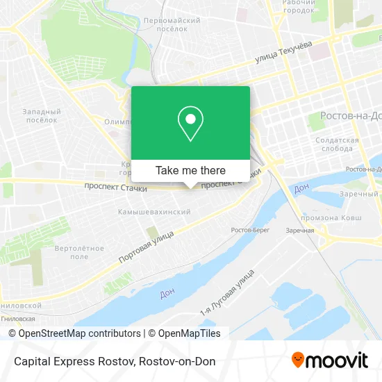Capital Express Rostov map