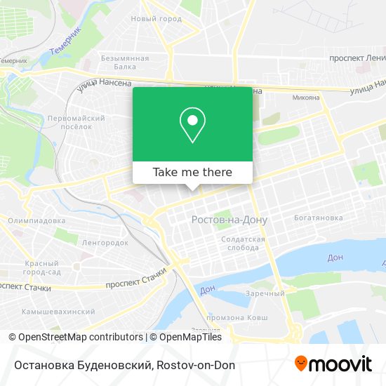 Остановка Буденовский map