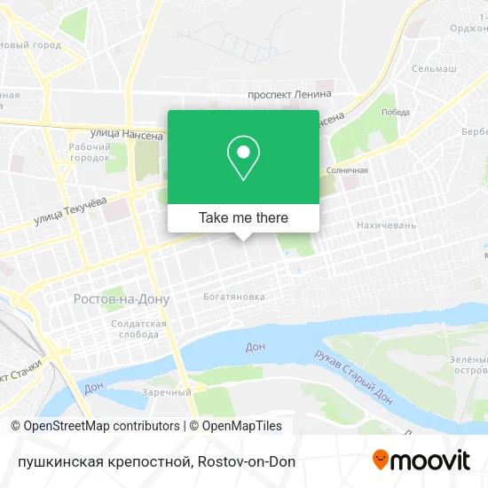 пушкинская крепостной map