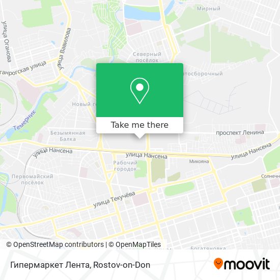 Гипермаркет Лента map