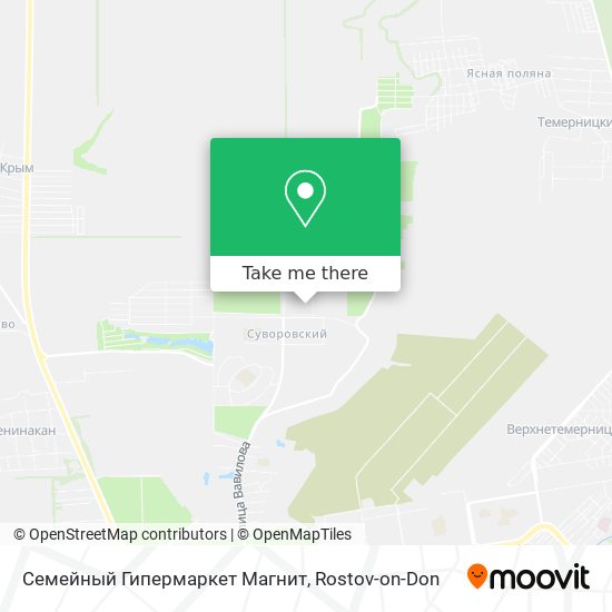 Семейный Гипермаркет Магнит map