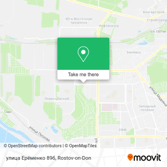 улица Ерёменко 89б map