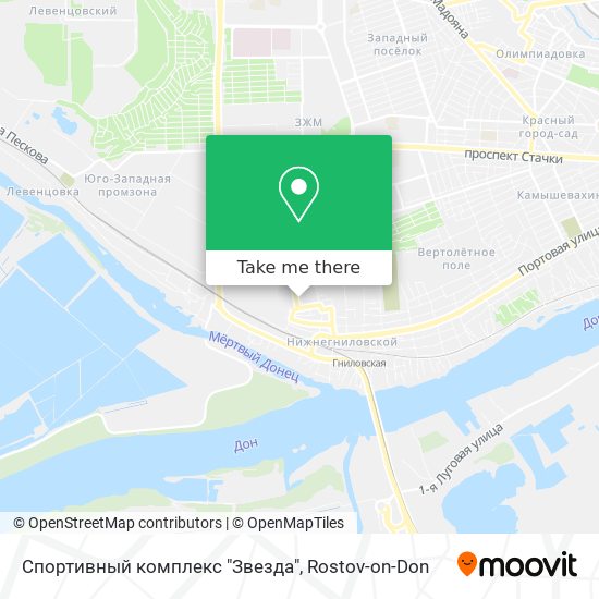 Спортивный комплекс "Звезда" map