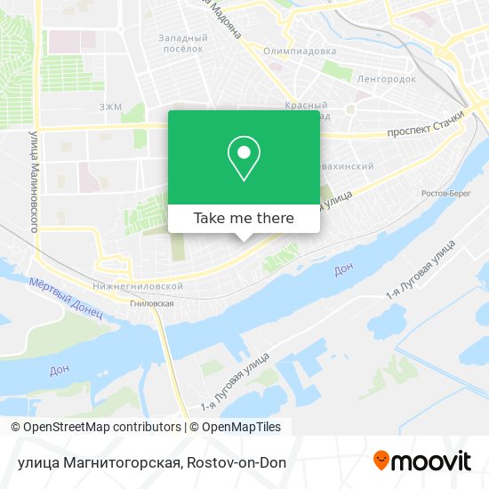 улица Магнитогорская map