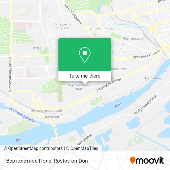 Вертолетное Поле map