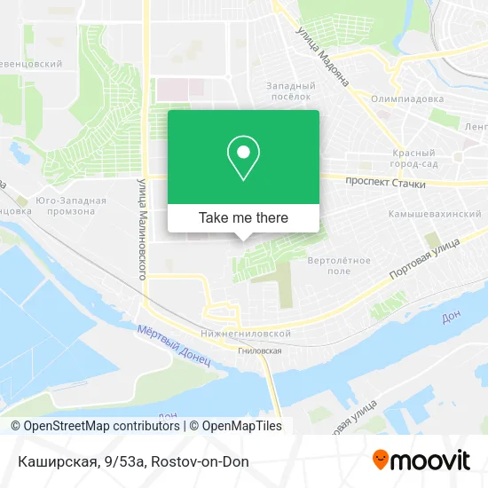 Каширская, 9/53а map