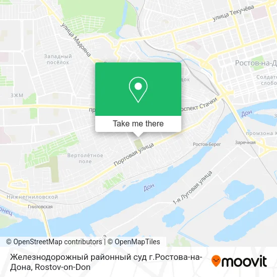 Железнодорожный районный суд г.Ростова-на-Дона map