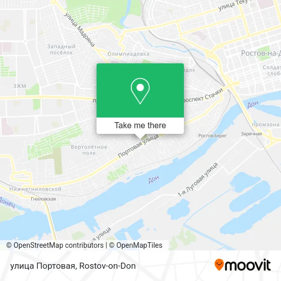 улица Портовая map