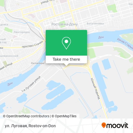 ул. Луговая map