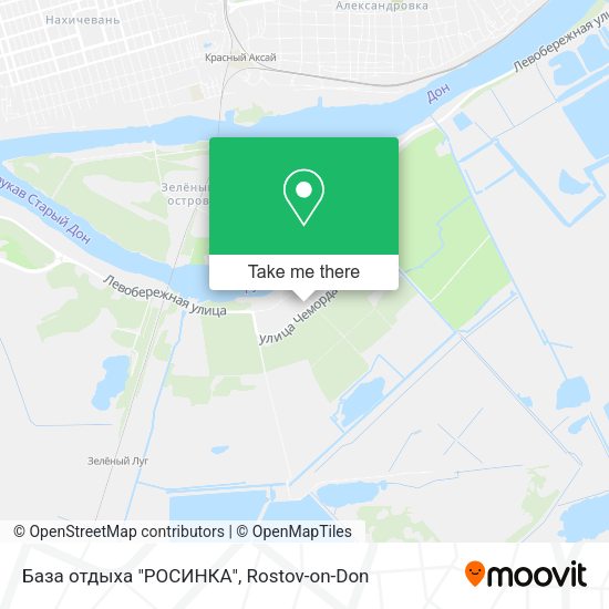 База отдыха "РОСИНКА" map