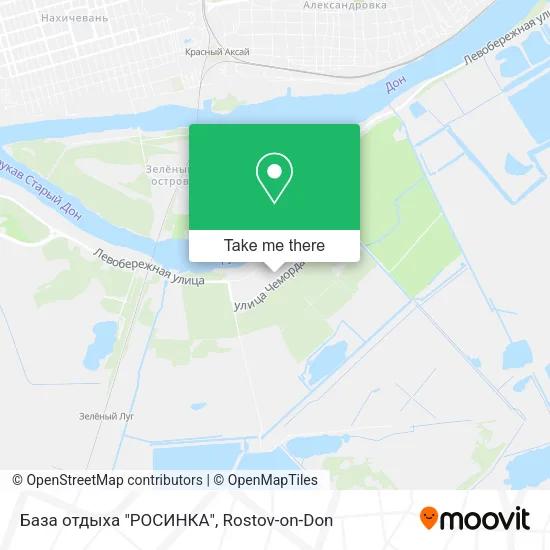 База отдыха "РОСИНКА" map