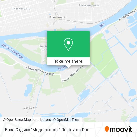 База Отдыха "Медвежонок" map