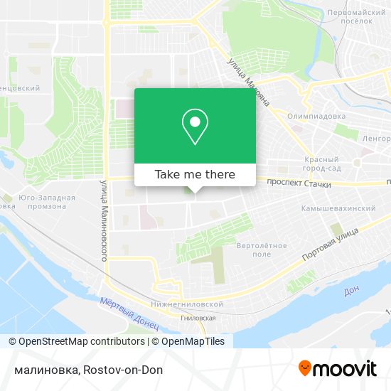 малиновка map