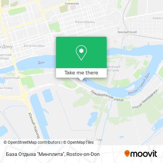 База Отдыха "Минплита" map
