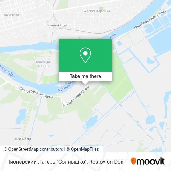 Пионерский Лагерь "Солнышко" map