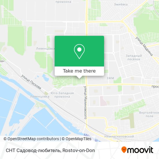 СНТ Садовод-любитель map