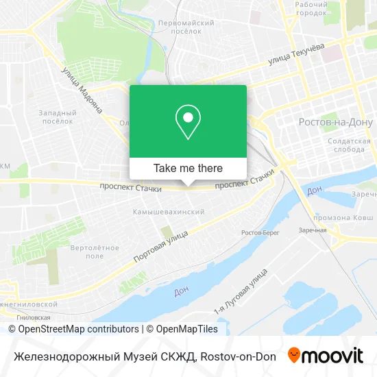 Железнодорожный Музей СКЖД map