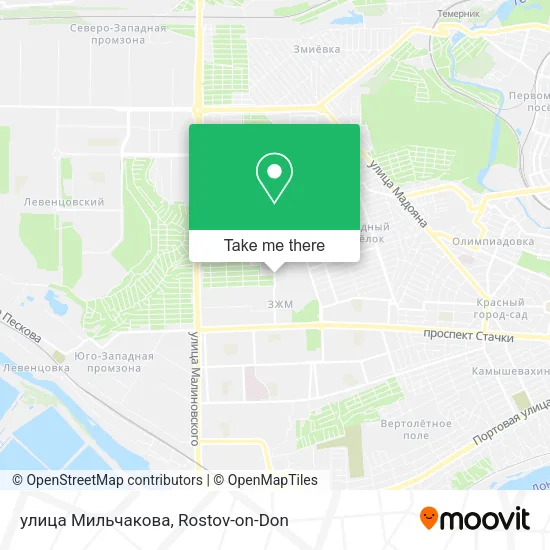 улица Мильчакова map