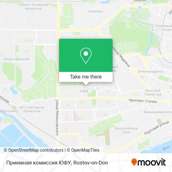 Приемная комиссия ЮФУ map