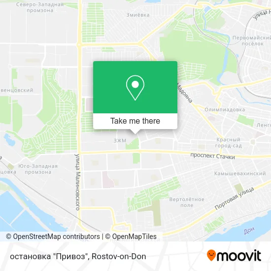 остановка "Привоз" map