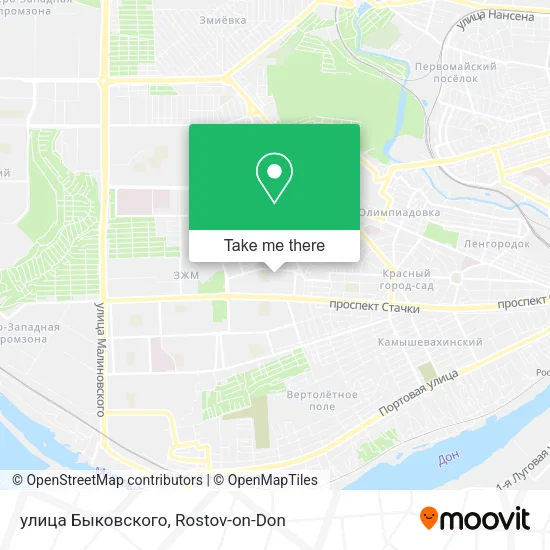 улица Быковского map