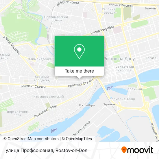 улица Профсоюзная map