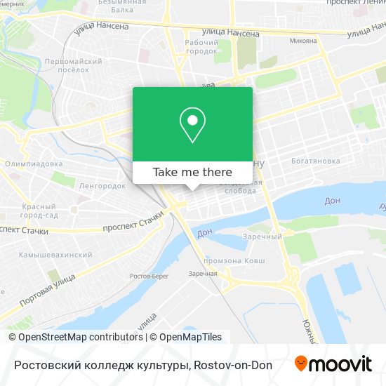 Ростовский колледж культуры map